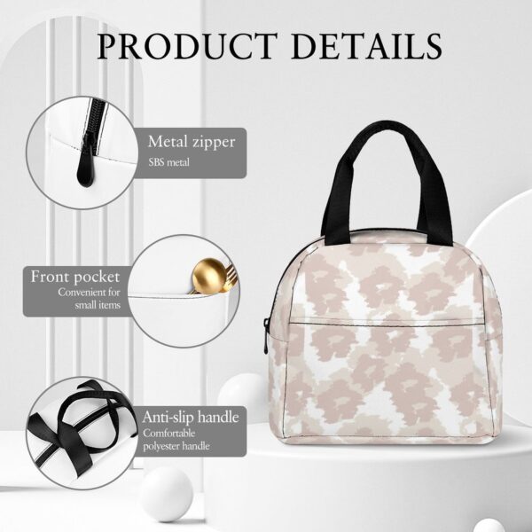 Custom Pattern Tote Lunch Bag for Women Color Halo Dyeing Print Portable Meal Bag Picnic Travel Breakfast Box Office Work School 4