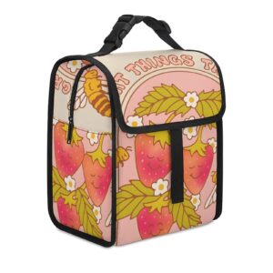 Large Capacity  Lunch Bags School Lunch Boxes for Children Bag for Meal Boxes Sandwich Bag Work Custom Print Thermal Lunchbox 1