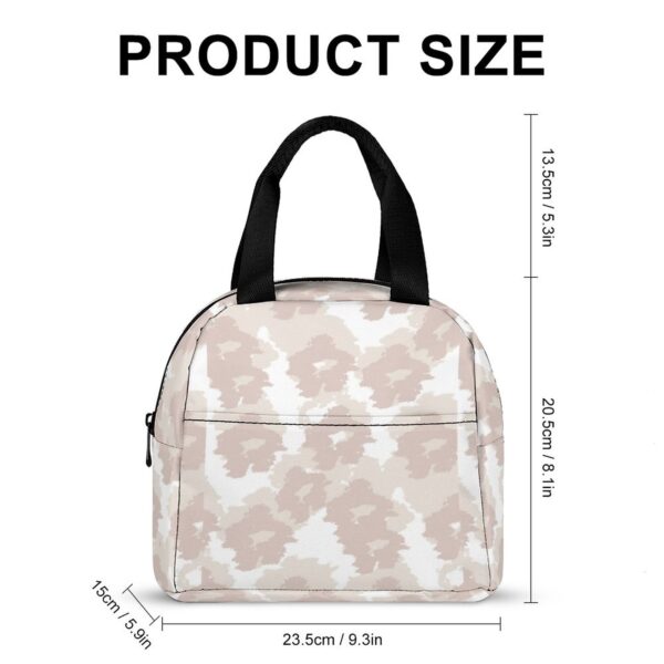 Custom Pattern Tote Lunch Bag for Women Color Halo Dyeing Print Portable Meal Bag Picnic Travel Breakfast Box Office Work School 2