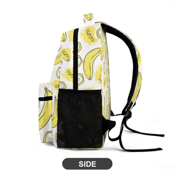 Custom Printed Fun Banana Print Schoolbag Customized School Backpack for Girls Large Capacity Backpack Leisure Kids Travel Bag 5