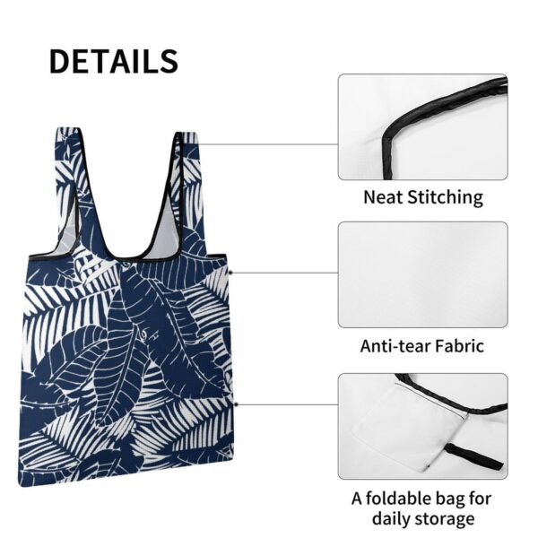 Vintage Printed Fashion Handbag Portable Foldable Waterproof Shopping Bag Women Totebag Sundry Storage Bags Customized Pattern 5