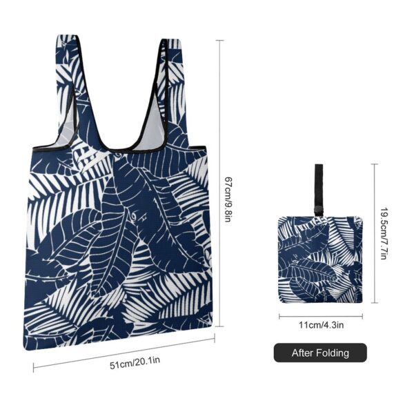 Vintage Printed Fashion Handbag Portable Foldable Waterproof Shopping Bag Women Totebag Sundry Storage Bags Customized Pattern 2