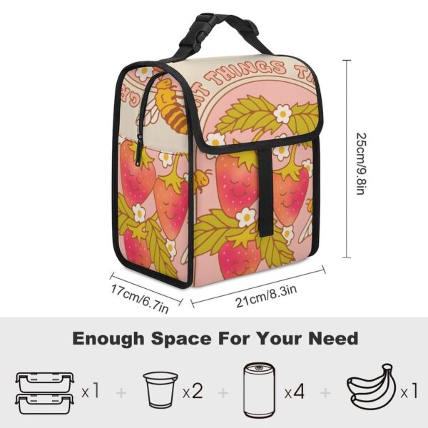 Large Capacity  Lunch Bags School Lunch Boxes for Children Bag for Meal Boxes Sandwich Bag Work Custom Print Thermal Lunchbox 2