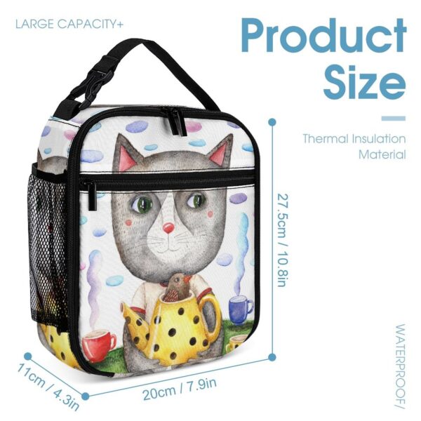 Artistic Student Schoolbag Lunch Bag Pencil Case Three-piece Set Cute Kindergarten School Bags for 2023 Mochila 4